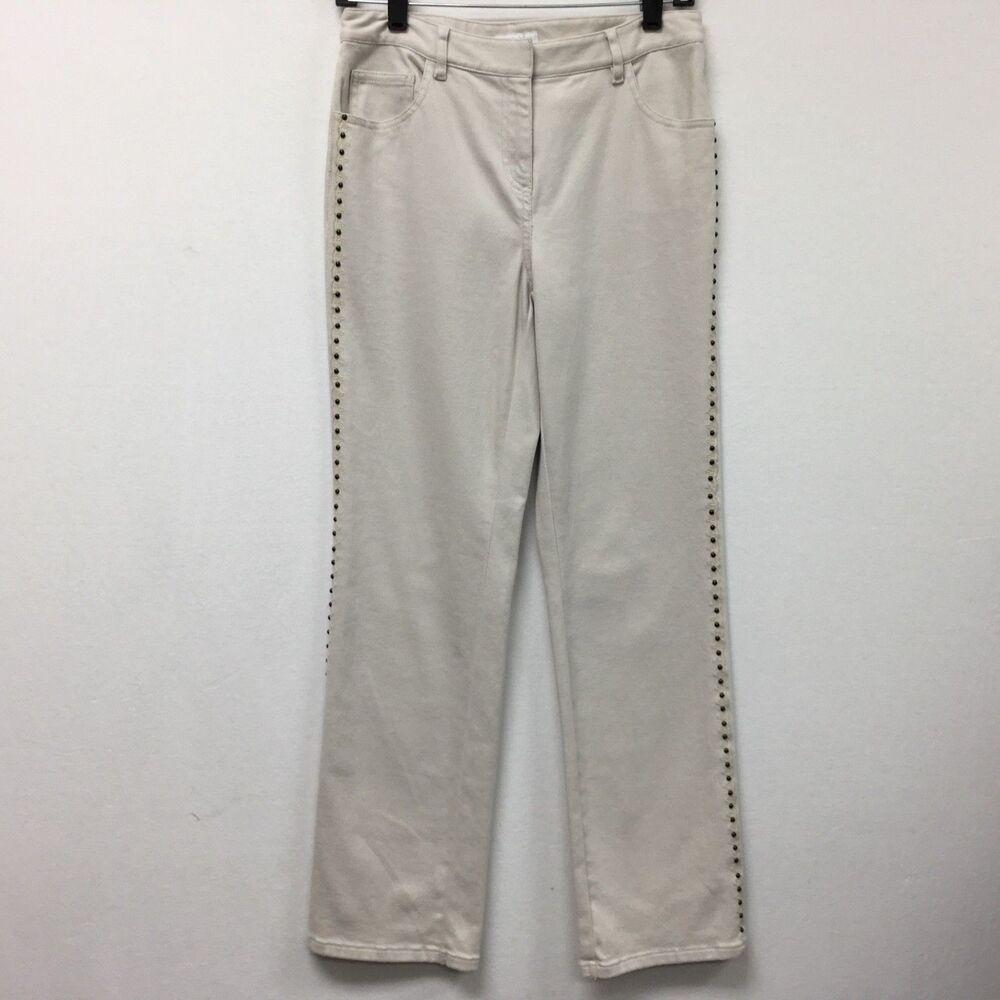 Charter Club Women's Pants 4 Petite 4P Pumice Color NWOT